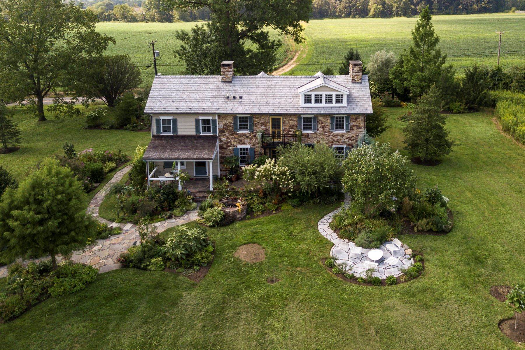 Single Family Homes for Sale at Turn-Key Property Filled with Bucks County Flavor 4321 New Hope Road, Furlong, Pennsylvania 18925 United States
