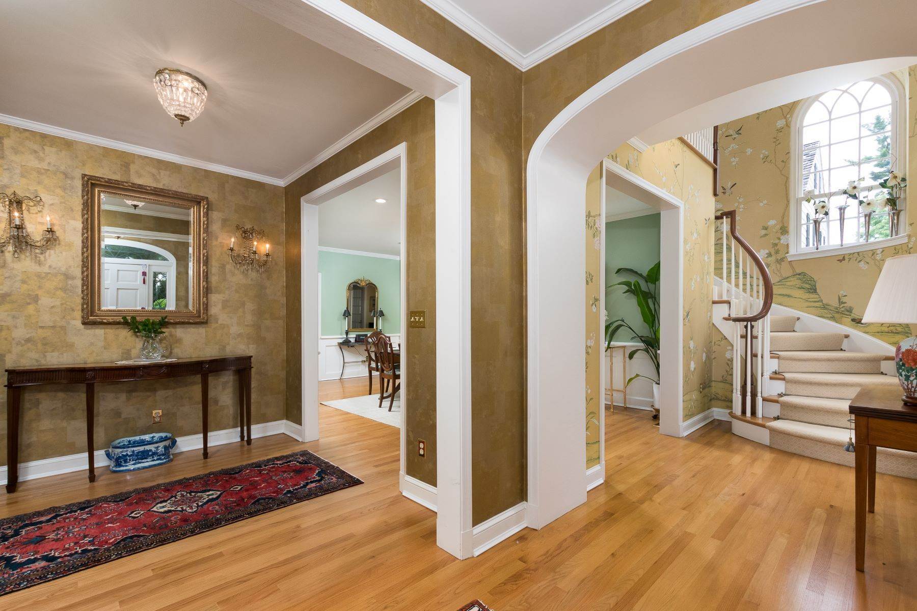 5. Single Family Homes for Sale at Pretty as a Picture, From the Elegant Entry to the Crystal Blue Pool 38 Pardoe Road, Princeton, New Jersey 08540 United States