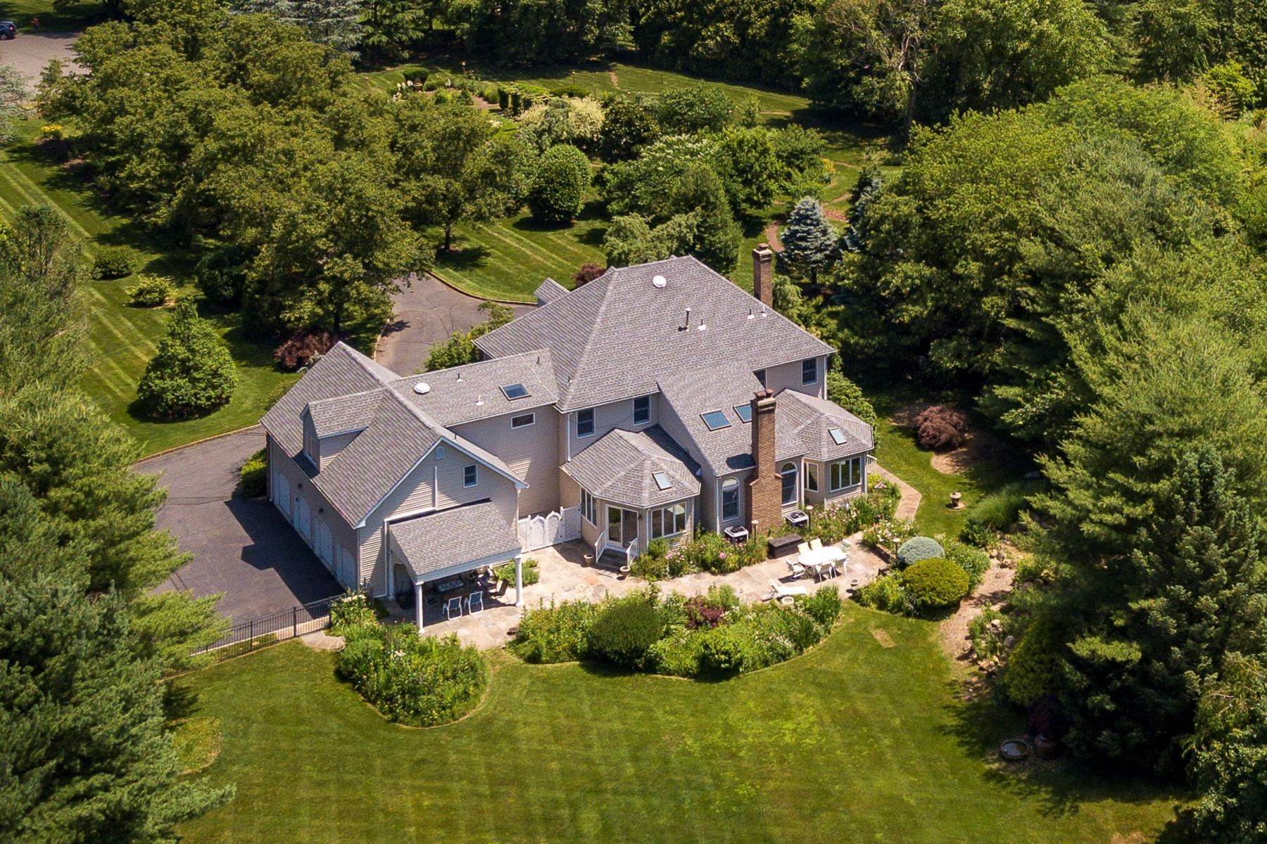 43. Single Family Homes for Sale at Sunlit Home Surrounded By Gardens and Orchards 5 Pollack Court, Cranbury, New Jersey 08512 United States