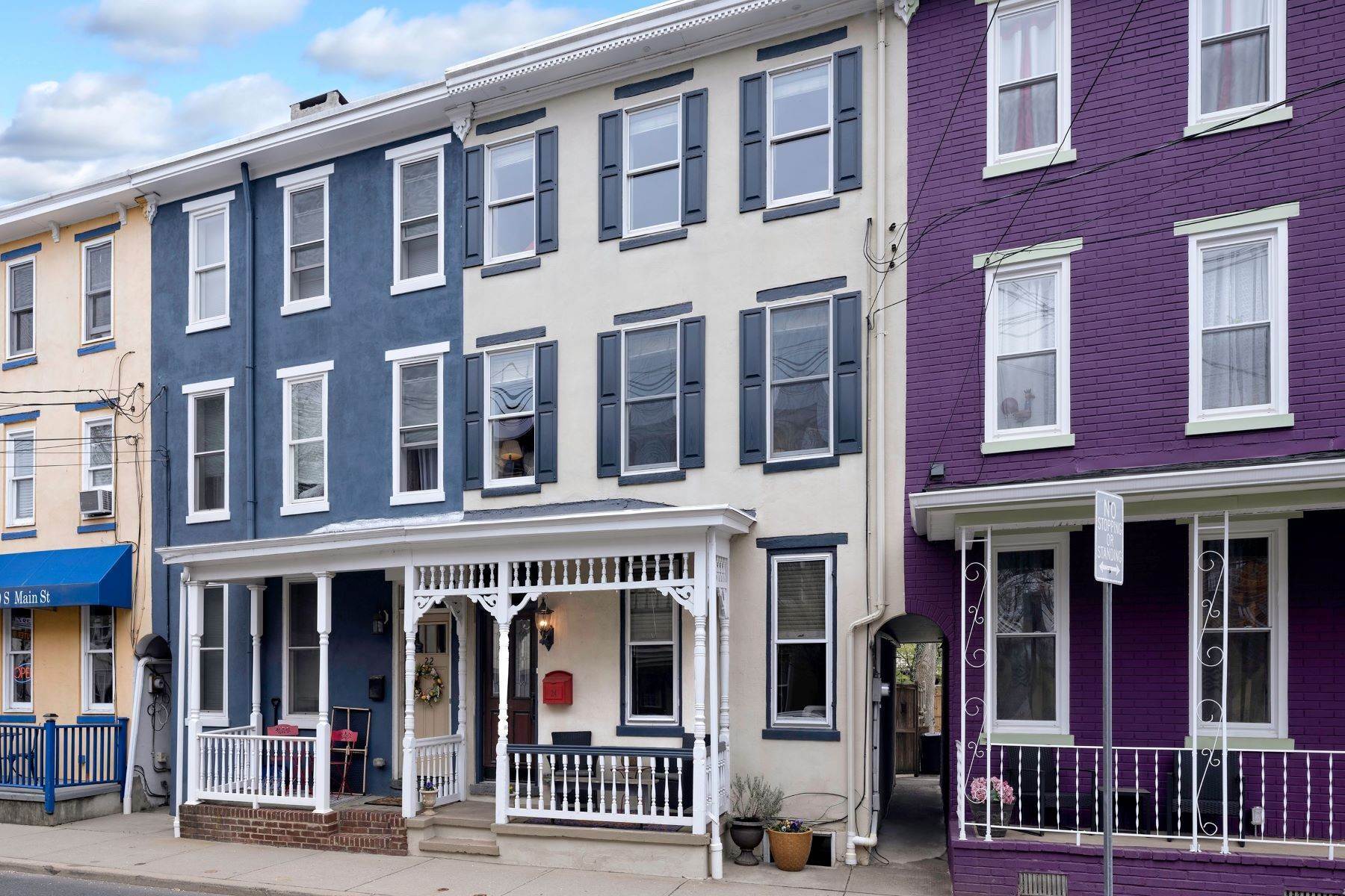 2. Single Family Homes for Sale at Vintage Federal Townhome Full of Surprises 24 South Main Street, Lambertville, New Jersey 08530 United States