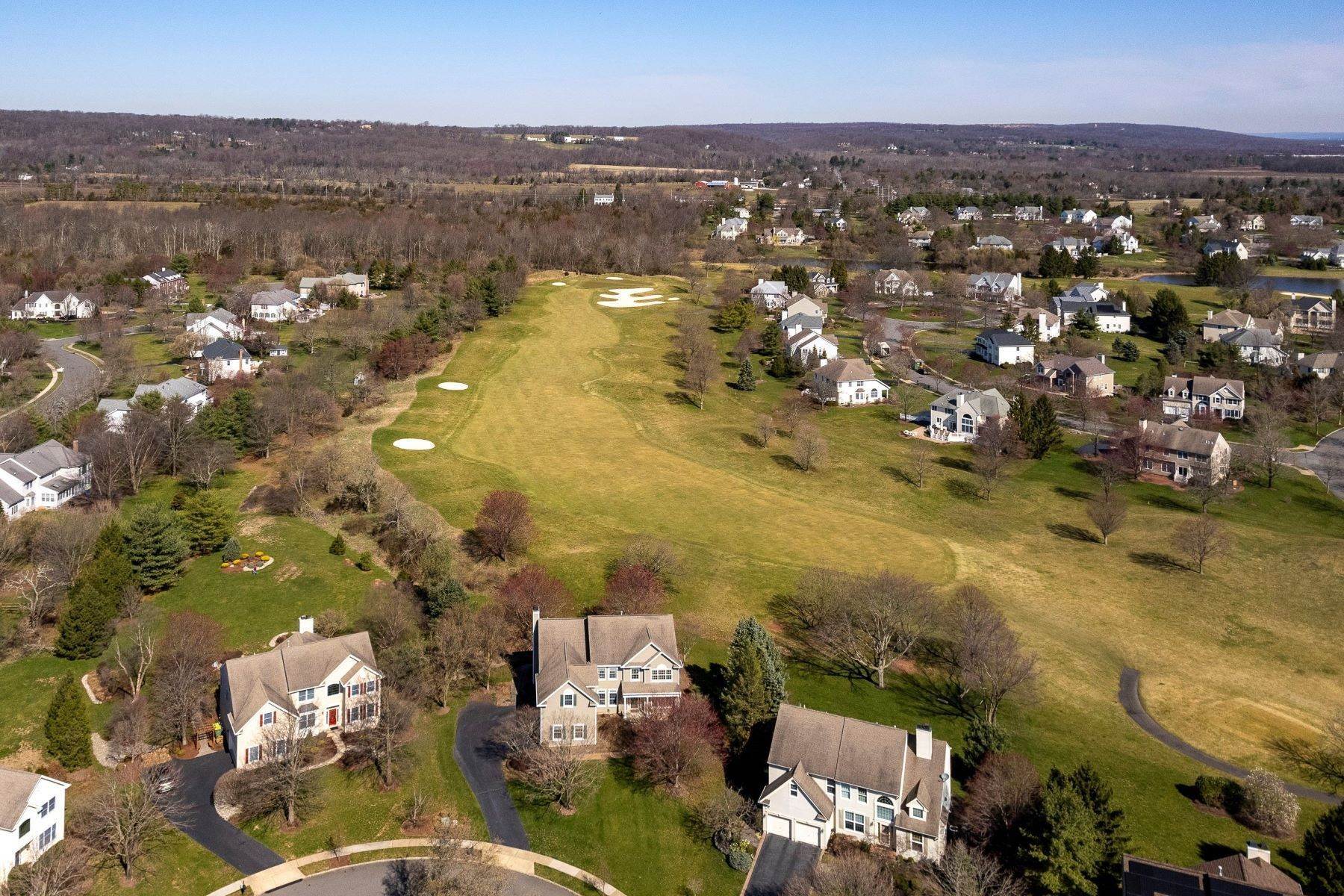 4. Single Family Homes for Sale at Extra Versatile Space, Enviable Golf Course Views 14 Innisbrook Road, Skillman, New Jersey 08558 United States