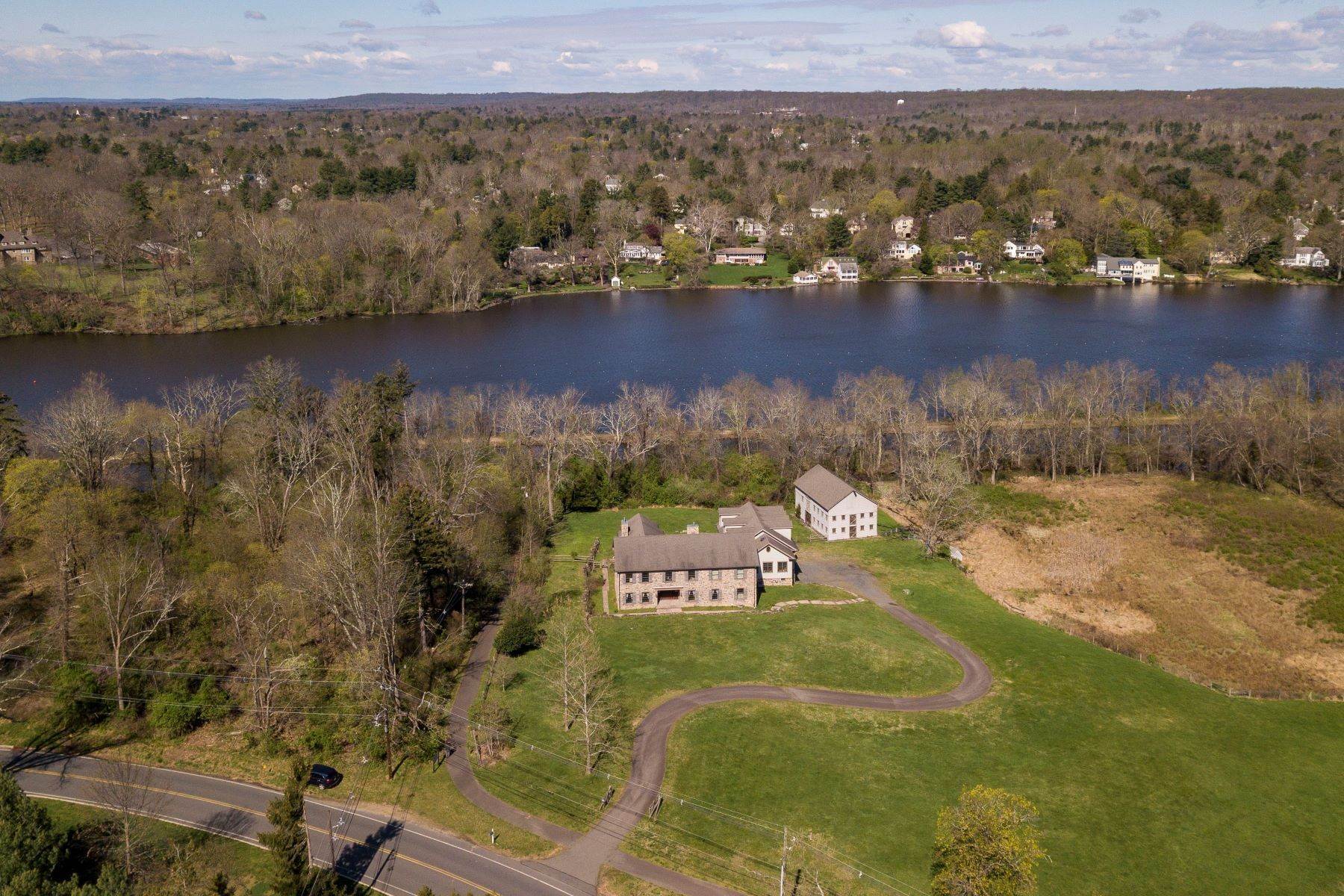 3. Single Family Homes for Sale at Stunning, Canal-Side Stone Home and Historic Barn 80 Mapleton Road, Princeton, New Jersey 08540 United States