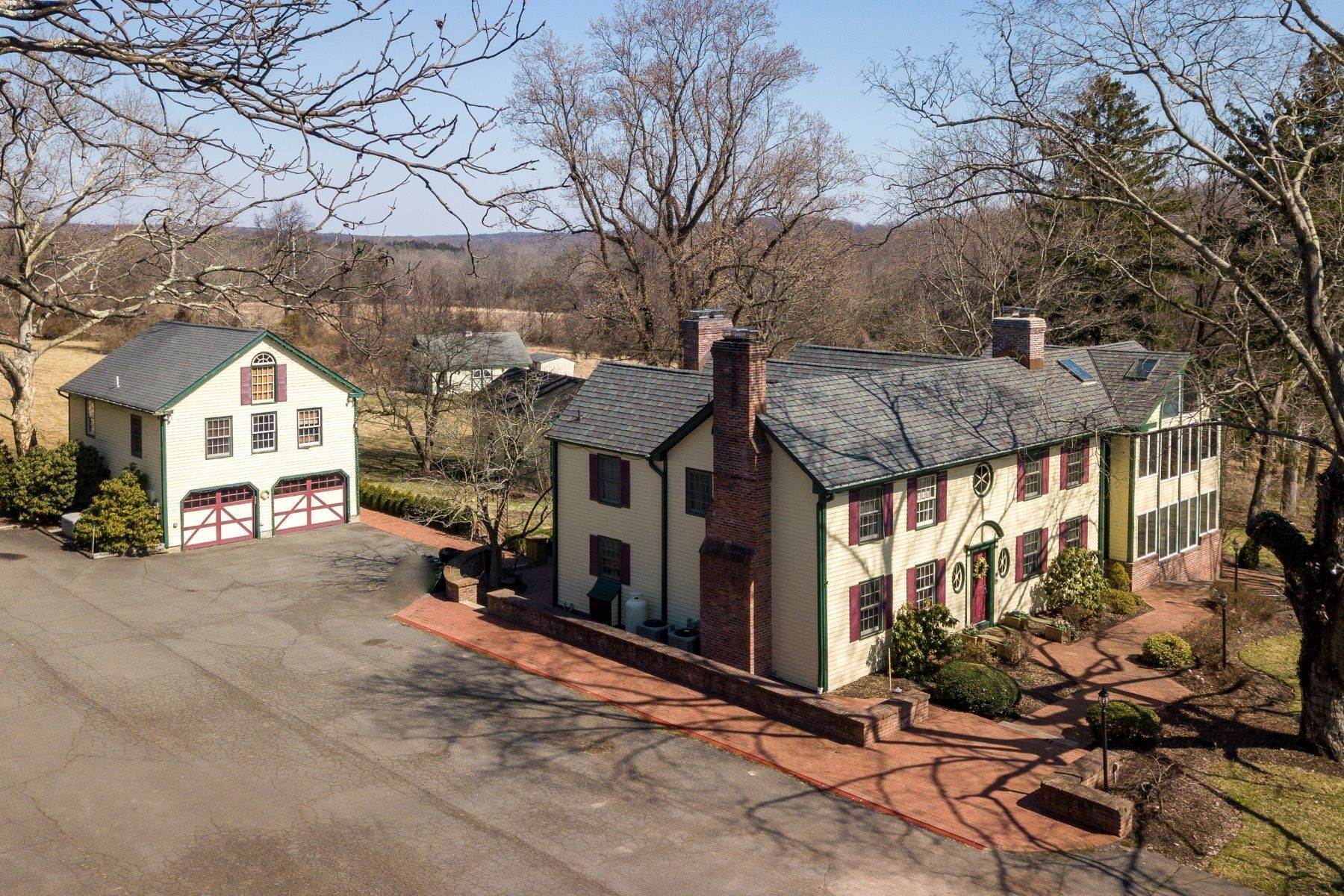 Single Family Homes 为 销售 在 Perfect Harmony Farm 113 Marshall Corner Woodsville Road, 霍普维尔, 新泽西州 08525 美国