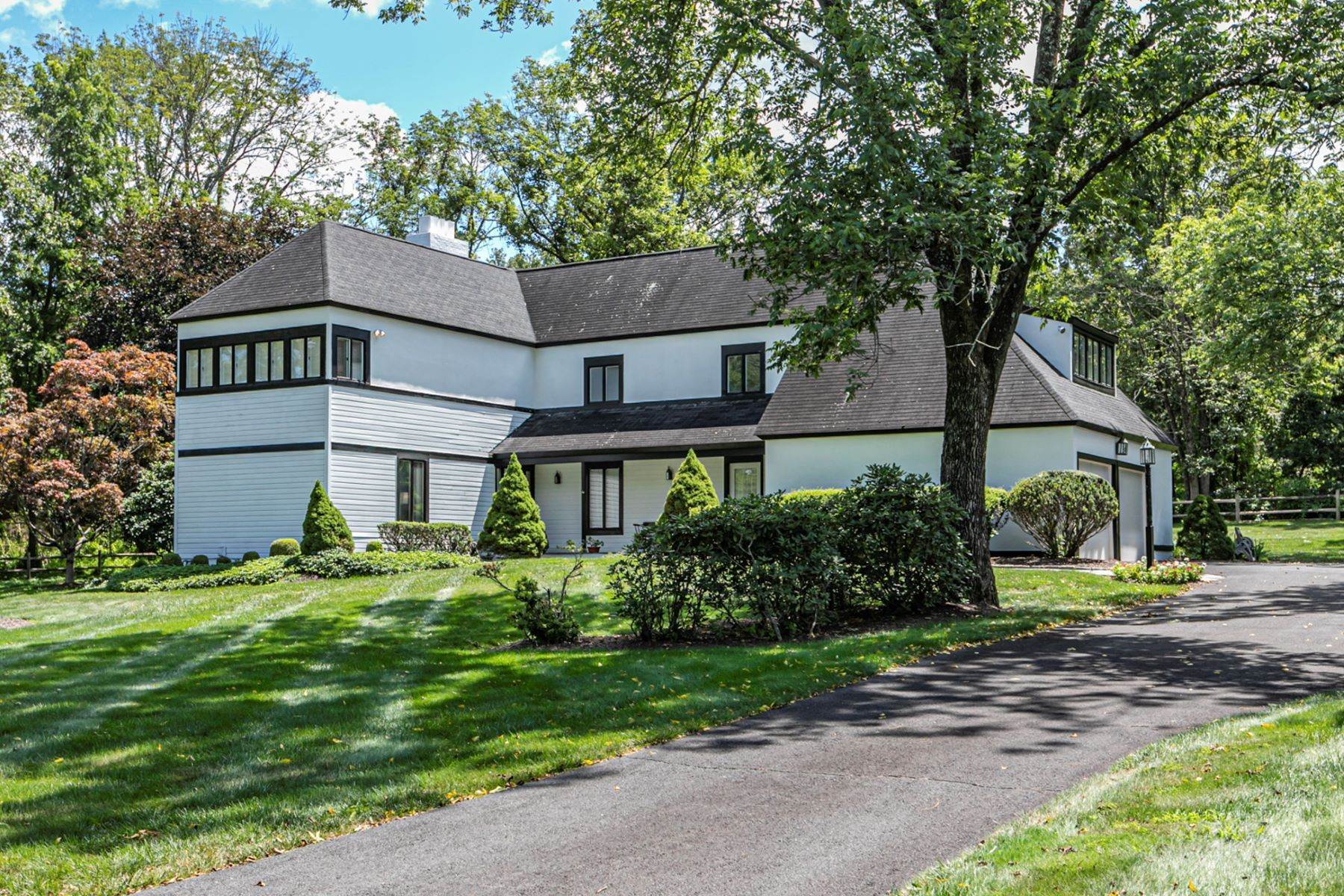 Single Family Homes for Sale at An Artfully Designed Classic Near Bedens Brook Club 77 Rolling Hill Road, Skillman, New Jersey 08558 United States