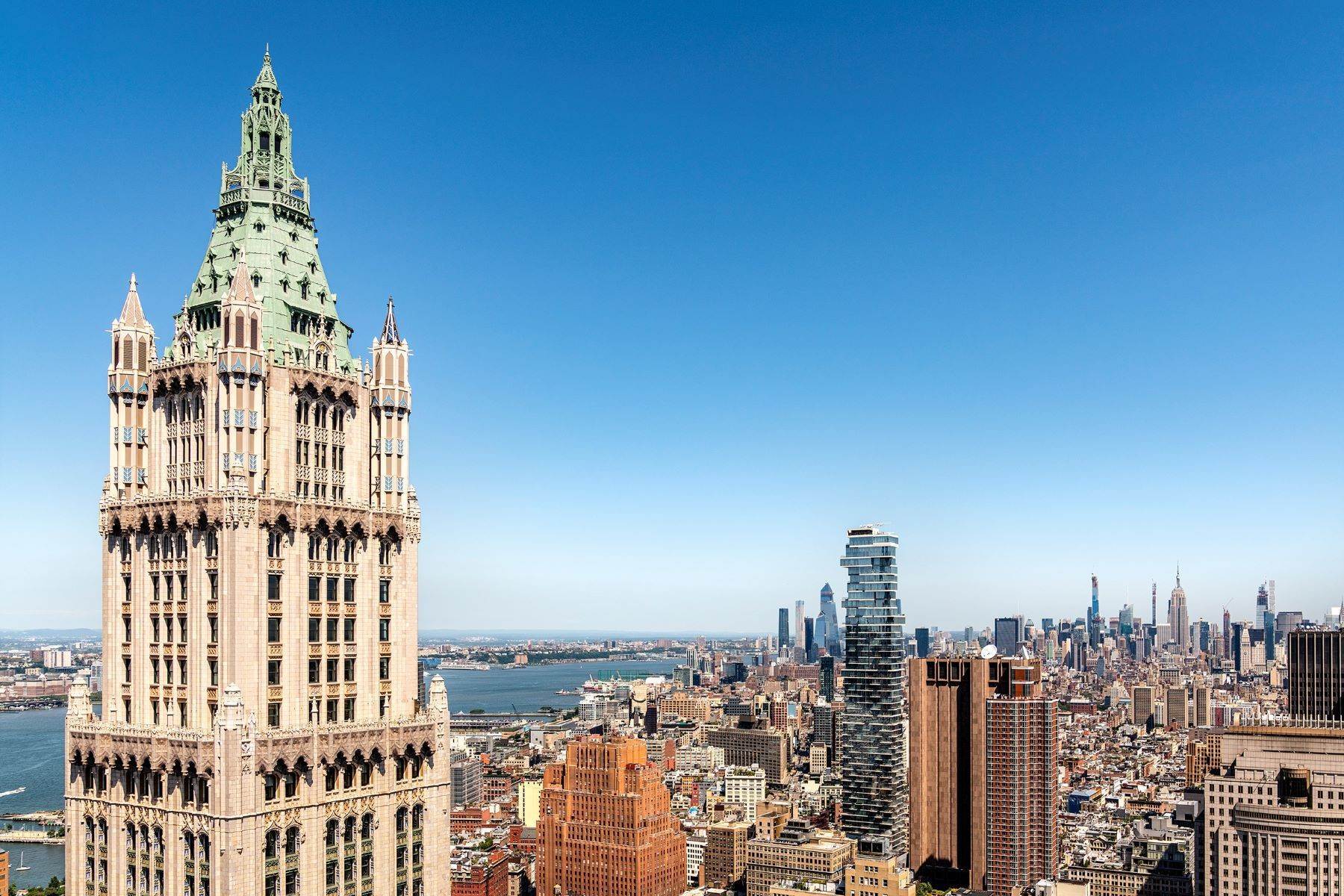 Condominiums 용 매매 에 The Woolworth Tower Residences 2 Park Place, 49 Fl Pennacle PH, New York, 뉴욕 10007 미국